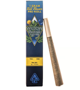 WILLOW CREEKSIDE FARMS - Willow Creekside - Ghost Train Haze - 1g PreRoll