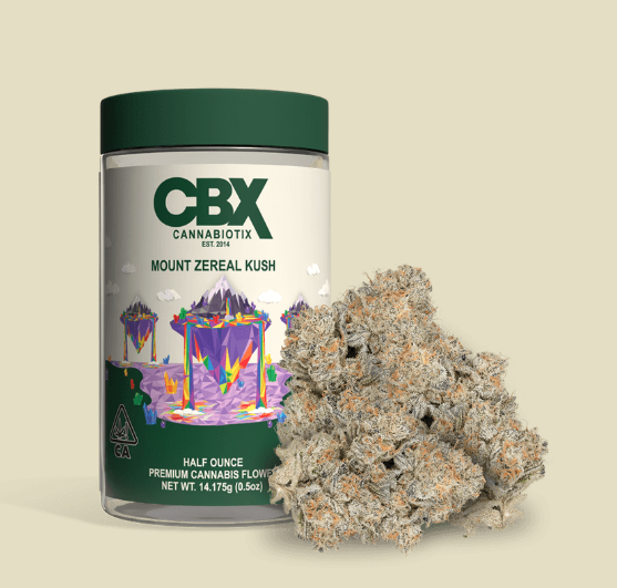 CBX - Flower - Mount Zereal Kush - 14G - Mary Alice - Fee