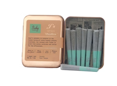 BLACK CHERRY GELATO 7 PACK PRE-ROLLS 3.5G- RUBY FARMS