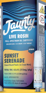Jaunty - Sunset Serenade Live Rosin Cart | .5g 