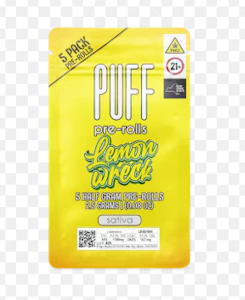 PUFF - Puff | Preroll | Lemonwreck | 5-pack | 0.5g