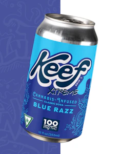 Keef Cola - Keef Xtreme Soda 100mg Blue Razz