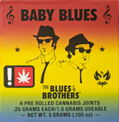 Baby Blues - Garlic Mintz - 1.5g 6pk pre-rolls