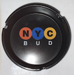 NYCBUD Black Ashtray