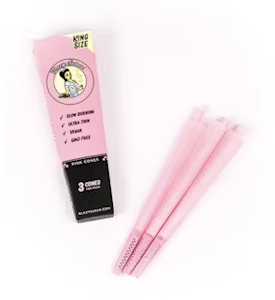 BLAZY SUSAN - KING SIZE PINK PAPER CONES 3PK- BLAZY SUSAN
