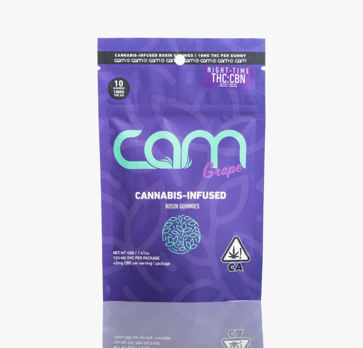 CAM - CAM - Grape - Rosin Gummies 100MG THC/100MG CBN - 10pk Main Image