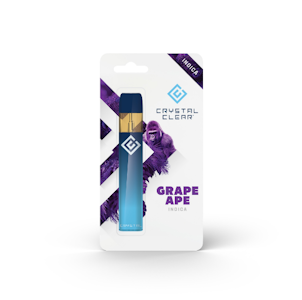 CRYSTAL CLEAR - Crystal Clear - Grape Ape - 1g All In One Vape