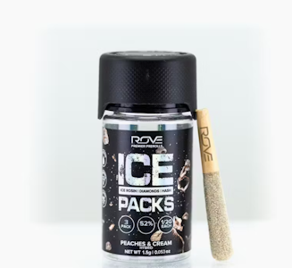 ROVE - ROVE - Infused Prerolls - Peaches & Cream - Ice Packs - 5PK - 2.5G