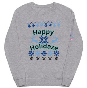 Weed Growers From Seed To Stone DBA Matawana - Happy Holidaze: Matawana Sweater - Grey