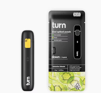 Turn - Kiwi Spiked Punch (IH) | 1g Disposable | Turn