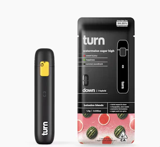 Turn - Watermelon Sugar High (IH) | 1g Disposable | Turn