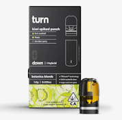 Turn - Down - Kiwi Spiked Punch I/S - Vape Pod - 1.0g