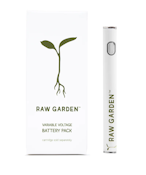 Raw Garden | Battery - direct draw variable voltage battery w button option | 510 standard threading