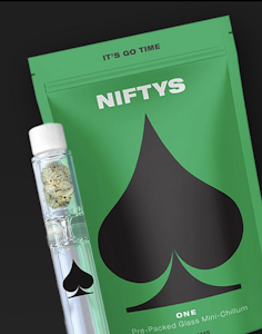 NOVA FARMS - Niftys | Wookie Pie Pre-Packed Glass Chillum | 0.5g