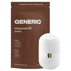 Generic From Contract Canna - Generic | 2g Disposable Pen | King Louie XIII | 2g