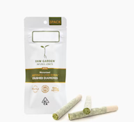 RAW GARDEN - Infused Prerolls - Wave Rider - Crushed Diamonds - 3PK - 1.75G