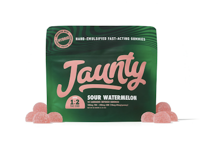 JAUNTY - Jaunty | Edible | Sour Watermelon | 10-pack | 10mg