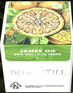 Snowtill - SnowTill | James OG premium indoor flower 3.5g | 25% THC