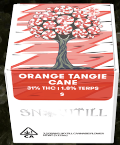 Snowtill - SNOWTILL - Orange Tangie Cane - 3.5G