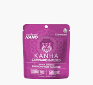 KANHA 100mg NANO Indica Passionfruit Paradise Gummies