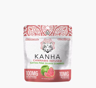 KANHA - KANHA 100mg Sativa Pink Guava Gummies