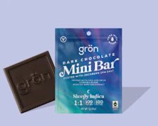 Grön - 1:1 Dark Chocolate w/ Sea Salt Mini Bar - Sleepy Indica - 100 mg CBN & THC
