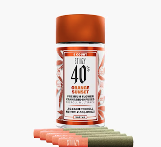 STIIIZY - STIIIZY 5PK Mini Orange Sunset Infused Preroll Pack