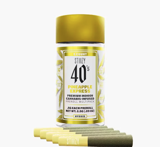 STIIIZY - STIIIZY 5PK Mini Pineapple Express Infused Preroll Pack