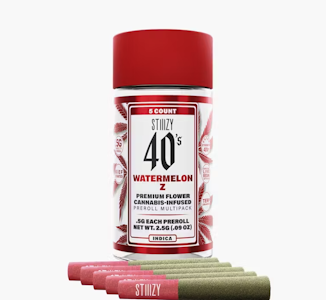 STIIIZY - STIIIZY 5PK Mini Watermelon Z Infused Preroll Pack