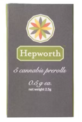 Hepworth | Preroll | Purple Gorilla Party | 5-pack | 0.5g