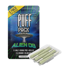 PUFF - Puff | Preroll | Alien OG | 5-pack | 0.5g