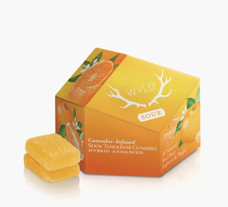WYLD - WYLD 100mg Sour Tangerine Hybrid Enhanced Gummies
