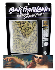 OAKFRUITLAND - OakFruitland | Pandora's Box premium indoor flower fun size smalls 28g | 28.19% THC