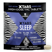 XTabs (Sleep) - 20pk - 500mg (THC) 200mg (CBD) 200mg (CBN) - Kikoko