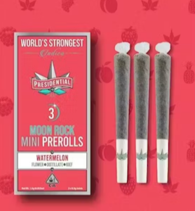 PRESIDENTIAL - Presidential - Mini Prerolls - Watermelon - Infused Preroll Pack - 3pk - 1.5g