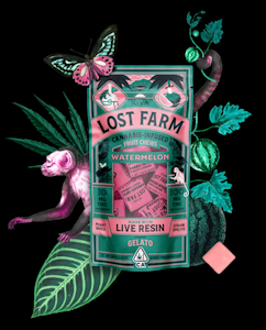Lost Farms - Lost Farm Chews - Watermelon Gelato - Live Resin - 100mg