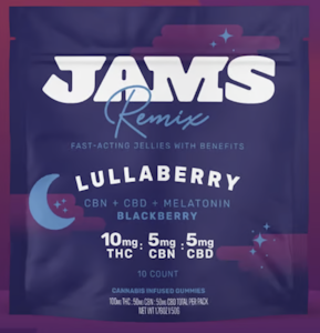 JAMS - JAMS Remix | Lullaberry Jellies | 10pk/100mg