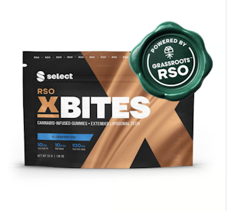 SELECT - Select X Bites | Blueberry Pie RSO Gummies | 10pk/100mg