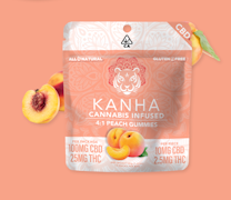 Kanha Gummies Peach CBD 4:1