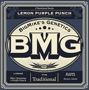 Weed Growers From Seed To Stone DBA Matawana - BMG: Lemon Purple Punch Feminized Seeds (16)