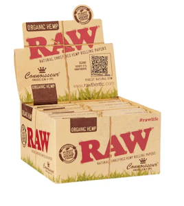 Clix2Buy - Accessory - RAW Organic Hemp Connoisseur King Size Slim With Tips Rolling Paper