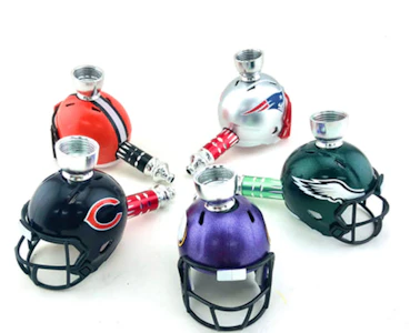 Clix2Buy - Accessory - 3.5" Assorted NFL Football Helmet Pipe