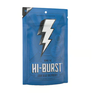 Hi-Burst - Hi Burst - Sour Blue Raspberry - 100mg THC Gummies