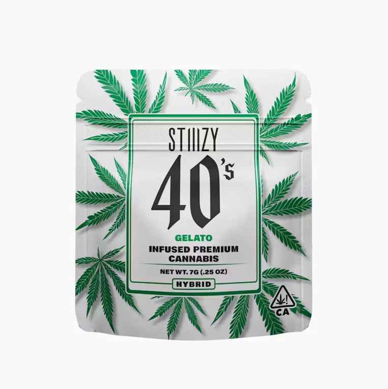STIIIZY - STIIIZY - 40's Infused Flower - Gelato - 7g Main Image