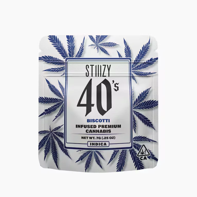 STIIIZY - STIIIZY - 40's Infused Flower - Biscotti - 7g Main Image