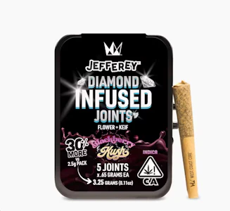 West Coast Cure - West Coast Cure - Blackberry Kush - 0.65g Jefferey Infused 5 pack