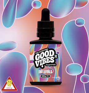 Good Vibes X - 1,000mg Unflavored Syrup | TAXES INCLUDED