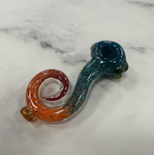 Colorful Serpent Glass Pipe