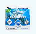 Dime Industries | Blue Raspberry 1:1:1 | Balanced Line | THCV:CBD:THC | Fruit Gummies 2pk | 30mg