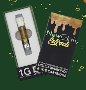 EARTH EXTRACTS - New Earth Extracts | Vanilla Frosting Liquid Diamond HTE Cartridge | 1g